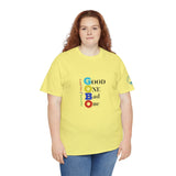 GO/BO in Color - Unisex Heavy Cotton Tee - 7 Colors Available