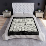 DS☆TM  - Dorien's Warmie - Crushed Velvet Blanket - Black
