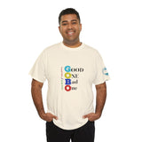 GO/BO in Color - Unisex Heavy Cotton Tee - 7 Colors Available