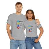 GO/BO in Color - Unisex Heavy Cotton Tee - 7 Colors Available