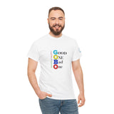 GO/BO in Color - Unisex Heavy Cotton Tee - 7 Colors Available