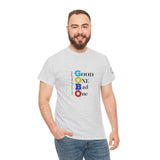GO/BO in Color - Unisex Heavy Cotton Tee - 7 Colors Available