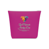 AJB Logo Cotton Cosmetic Bag - Pink
