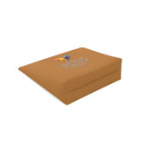 AJB Logo Cotton Cosmetic Bag - Brown