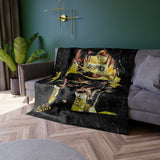 STP - Ab's Fav - Crushed Velvet Blanket - Black