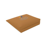 AJB Logo Cotton Cosmetic Bag - Brown