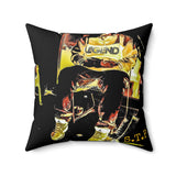 STP - Ab's Fav - Spun Polyester Square Pillow - Black
