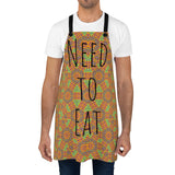 Apron - Print - Orange/Green