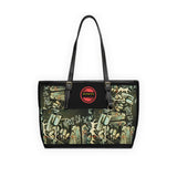 A&N Logo - Graffiti - PU Leather Shoulder Bag - Black