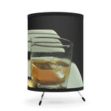 STP Tripod Lamp - Drinks - with High-Res Printed Shade - Brown