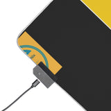 A&N Logo - Black/Yellow - LED Gaming Mouse Pad