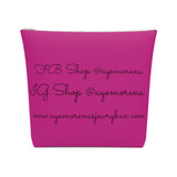 AJB Logo Cotton Cosmetic Bag - Pink