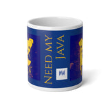 STP Logo - Puppy London - Jumbo Mug, 20oz - Blue