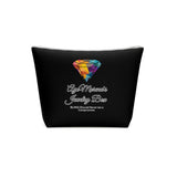 AJB Logo Cotton Cosmetic Bag - Black