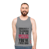 A&N - Hot Ex GF - Unisex Tank Top (AOP) - Grey