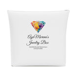 AJB Logo Cotton Cosmetic Bag - White