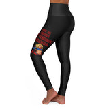A&N Logo - Agenda - High Waisted Yoga Leggings - Black
