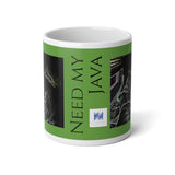 STP Logo - Puppy London - Jumbo Mug, 20oz - Green