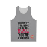 A&N - Hot Ex GF - Unisex Tank Top (AOP) - Grey
