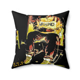 STP - Ab's Fav - Spun Polyester Square Pillow - Black