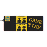 A&N Logo - Black/Yellow - LED Gaming Mouse Pad