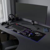 A&N Logo - Black - LED Gaming Mouse Pad