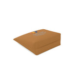 AJB Logo Cotton Cosmetic Bag - Brown