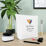 AJB Logo Cotton Cosmetic Bag - White