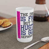 AJB Logo - Hustle - Conical Coffee Mugs (3oz, 8oz, 12oz)