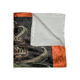 STP - Nix's Fav - Crushed Velvet Blanket - Orange