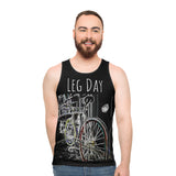 A&N - Leg Day - Unisex Tank Top (AOP) - Black