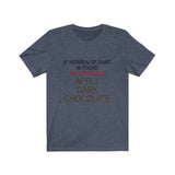 Chocolate - Unisex Jersey Short Sleeve Tee