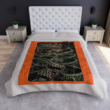 STP - Nix's Fav - Crushed Velvet Blanket - Orange