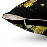 STP - Ab's Fav - Spun Polyester Square Pillow - Black