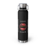A&N Logo (Red) - Black - Copper Vacuum Insulated Bottle, 22oz