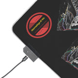 A&N Logo - Black - LED Gaming Mouse Pad