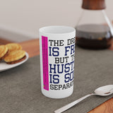 AJB Logo - Hustle - Conical Coffee Mugs (3oz, 8oz, 12oz)