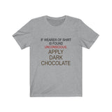 Chocolate - Unisex Jersey Short Sleeve Tee
