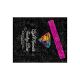 AJB Logo - Aye's Warmie - Crushed Velvet Blanket - Black