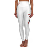 A&N Logo - Agenda - High Waisted Yoga Leggings - White