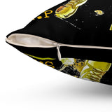 STP - Ab's Fav - Spun Polyester Square Pillow - Black