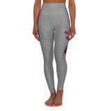 A&N Logo - Agenda - High Waisted Yoga Leggings - Grey