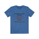 Chocolate - Unisex Jersey Short Sleeve Tee