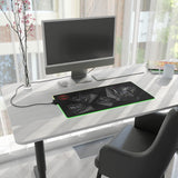 A&N Logo - Black - LED Gaming Mouse Pad