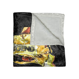STP - Ab's Fav - Crushed Velvet Blanket - Black