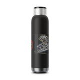 A&N Logo (Red) - Fiver - Soundwave Copper Vacuum Audio Bottle 22oz