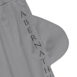 A&N Logo (Yellow) Basketball Rib Shorts (AOP) -  Grey