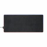 A&N Logo - Black/Yellow - LED Gaming Mouse Pad