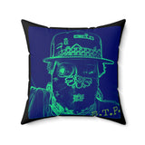 STP - Everybody's Fav - Spun Polyester Square Pillow - Black