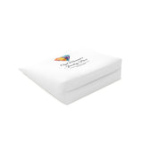 AJB Logo Cotton Cosmetic Bag - White